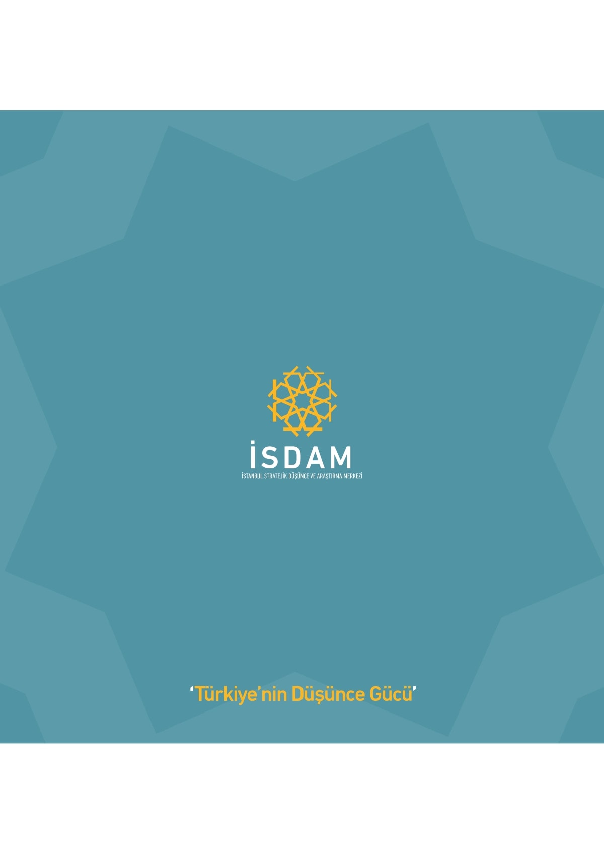 İSDAM Tanıtım Broşürü kapağı